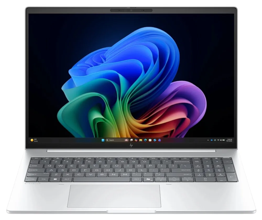 HP EliteBook 8 G2a Notebook Next Gen AI - Copilot+ PC - Design pantu 169 stupňů - AMD Ryzen AI 5 - 435 / až 4.5 GHz - Win 11 Pro - Radeon 840M - 16 GB RAM - 512 GB SSD NVMe - 16" IPS dotyková obrazovka 1920 x 1200 - Wi-Fi 7, Bluetooth 6.0 - hladký stříbrn