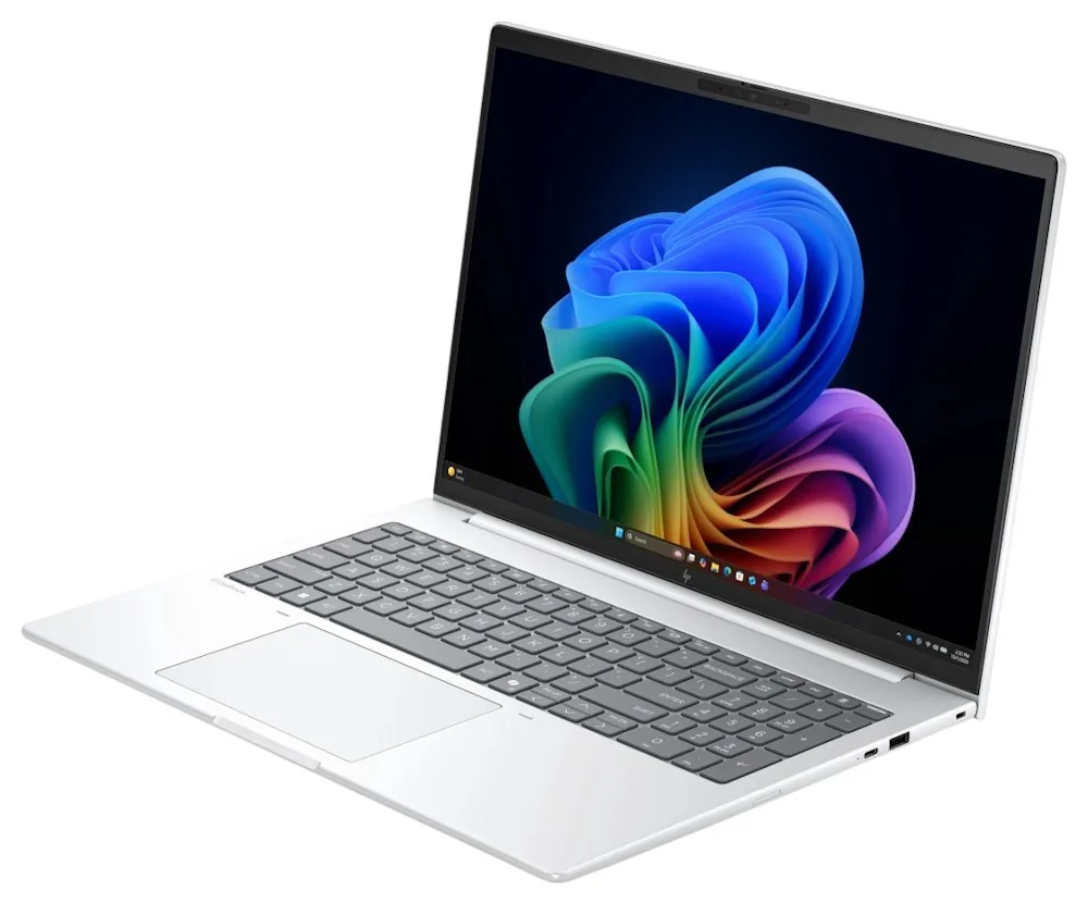 HP EliteBook 8 G2a Notebook Next Gen AI - Copilot+ PC - Design pantu 169 stupňů - AMD Ryzen AI 5 - 435 / až 4.5 GHz - Win 11 Pro - Radeon 840M - 16 GB RAM - 512 GB SSD NVMe - 16" IPS dotyková obrazovka 1920 x 1200 - Wi-Fi 7, Bluetooth 6.0 - hladký stříbrn
