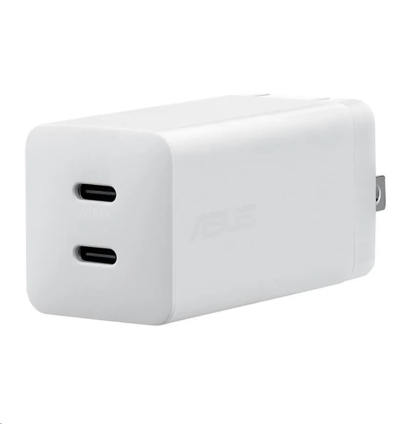 ASUS AC NAPÁJACÍ ADAPTÉR 65W , 2x USB-C GaN, obsahuje 150 cm USB-C - USB-C kábel