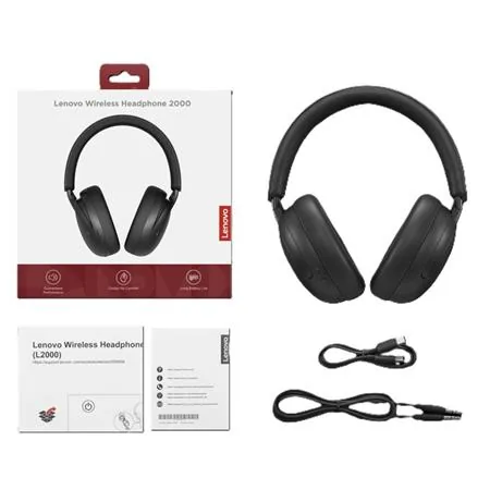 Lenovo Wireless Headphone 2000/Jack/BT/Černá