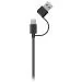 Genius MIC-S400U streamovací mikrofon, černá, RGB, USB-C
