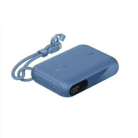 Belkin BOOST CHARGE USB-C Power Delivery PowerBanka s displejem, 10000mAh, 20W, modrá