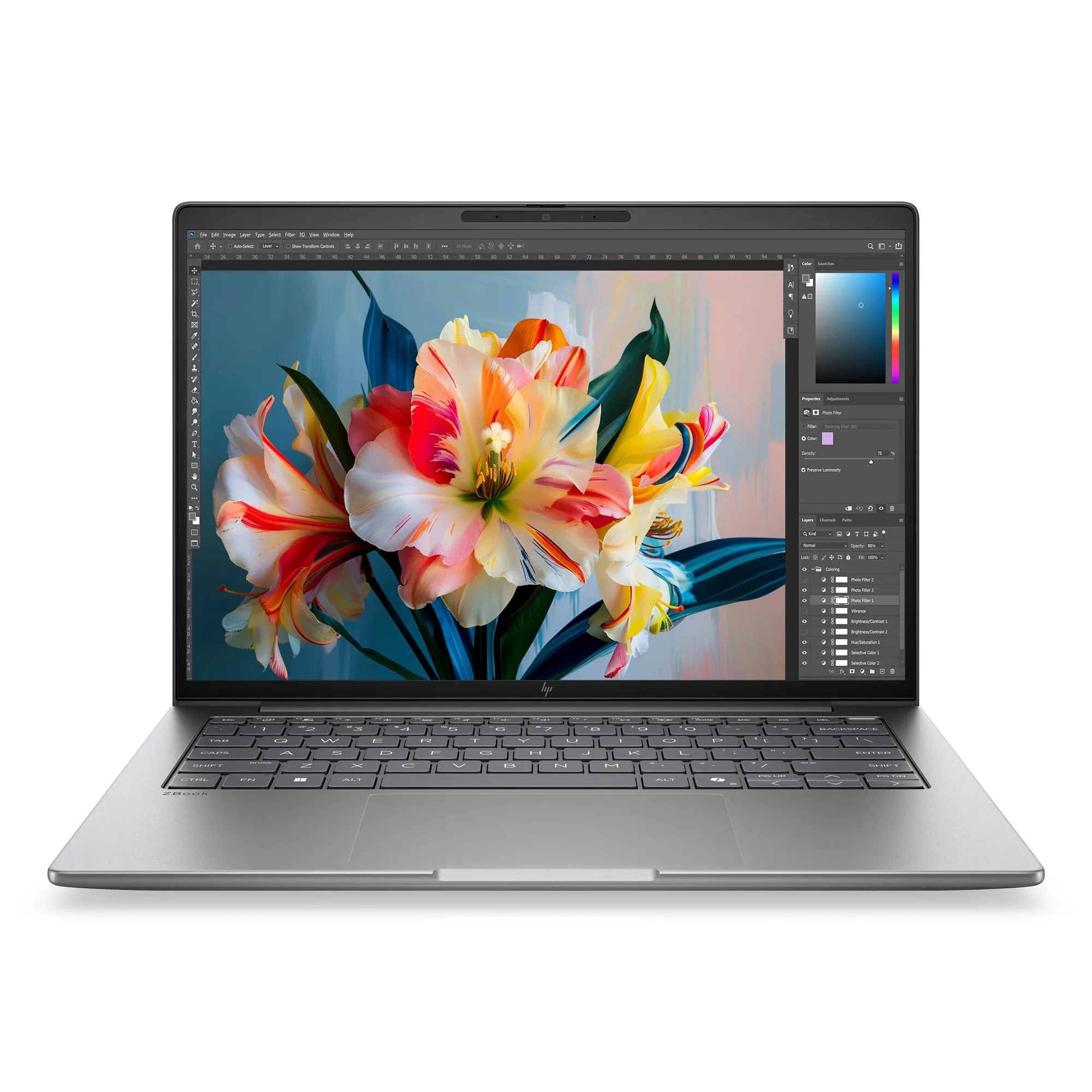 HP ZBook 8 G2i Mobile Workstation - Copilot+ PC, AI PC, AI Workstation - design pantu 163 stupnu - Intel Core Ultra 7 - 356H / až 4.7 GHz - Win 11 Pro - RTX PRO 500 Blackwell - 24 GB RAM - 1 TB SSD NVMe - 14" IPS 1920 x 1200 - Wi-Fi 7, Bluetooth 6.0, NFC