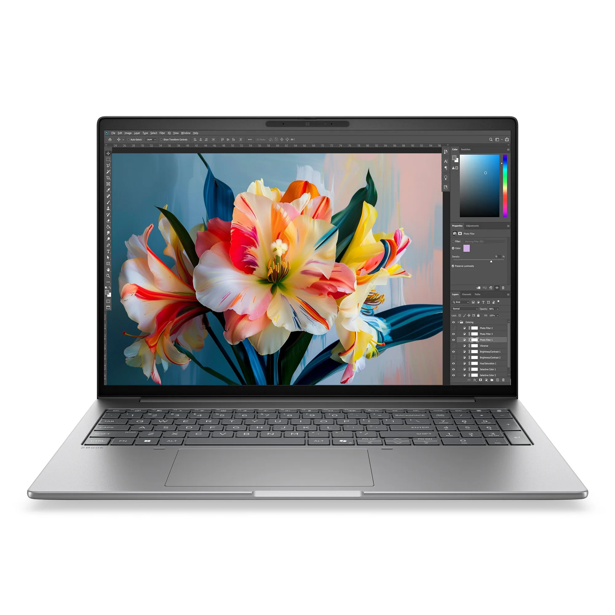 HP ZBook 8 G2i Mobile Workstation - AI Workstation, Copilot+ PC, AI PC - design pantu 163 stupnu - Intel Core Ultra 5 - 336H / až 4.6 GHz - Win 11 Pro - Intel Graphics - 24 GB RAM - 512 GB SSD NVMe - 16" IPS 1920 x 1200 - Gigabit Ethernet - Wi-Fi 7, Bluet