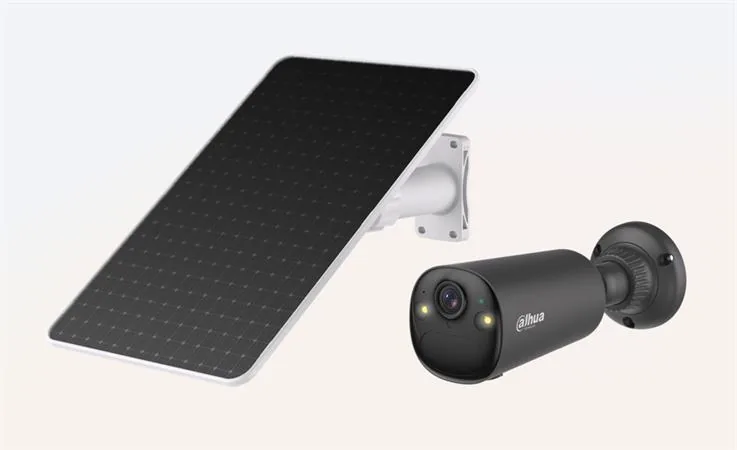DAHUA IP kamera KIT BF4CA-0210B bullet Wi-Fi 4Mpix obj. 2,1mm H.265 krytí IP66 IR až 20m + 8W solár panel (černý)