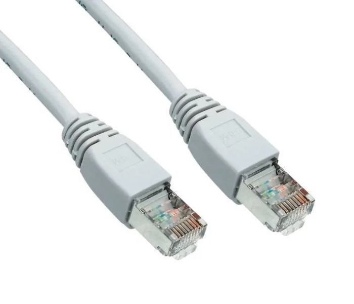 Solarix C5E-155GY-1MB - Patch kabel - RJ-45 (M) do RJ-45 (M) - 1 m - UTP - CAT 5e - lisovaný - šedá