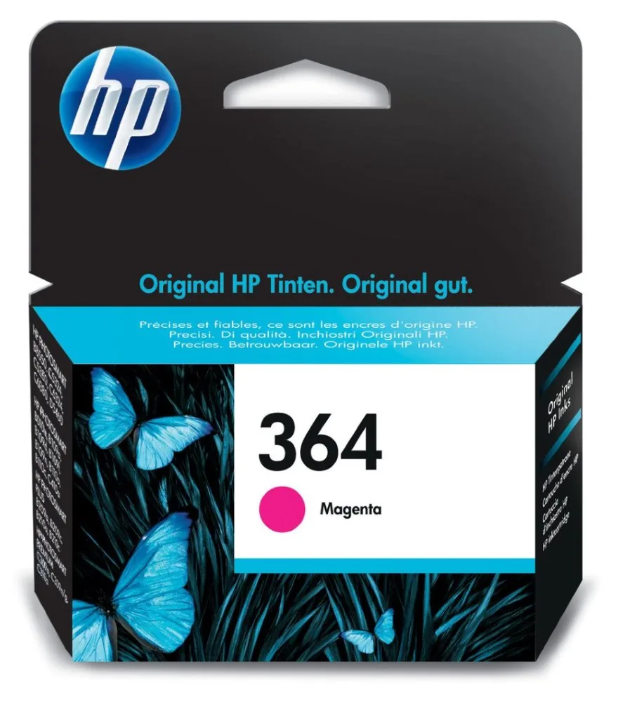 HP originální ink CB319EE, No.364, magenta, 300str., HP Photosmart B8550, C5380, D5460