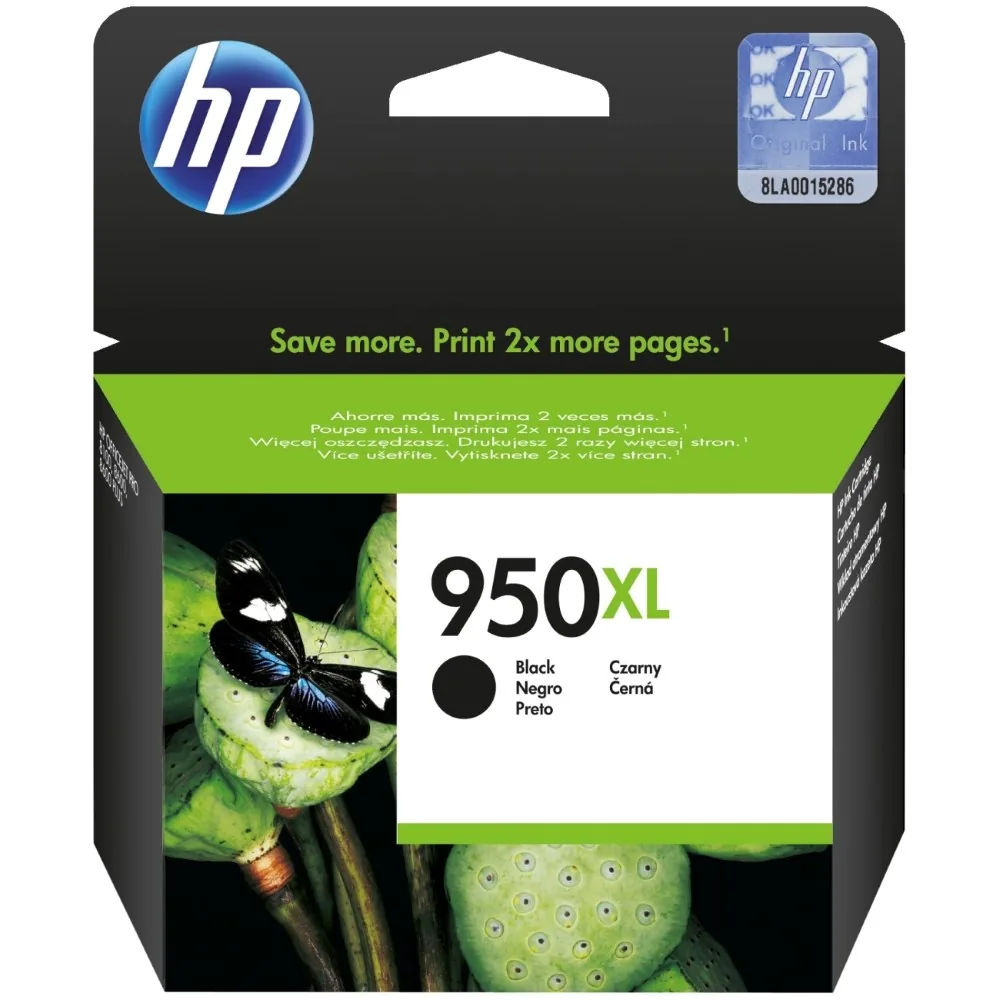 Inkoustová cartrige HP Officejet Pro 8100 ePrinter, black, HP 950XL, CN045AE, 2300 str.