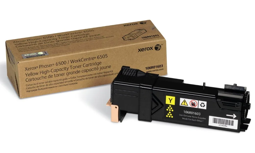 Toner Xerox WorkCentre 6500/6505, yellow, 106R01603, 2500s, O - EOL !