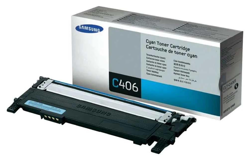 HP - Samsung toner CLT-C406S/ELS pro CLP-360/365,CLX-3300/3305/C410/C460/C467 - 1000 stran