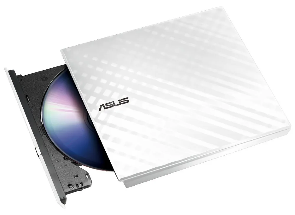 DVD ASUS SDRW-08D2S-U Lite, slim, externí, bílá