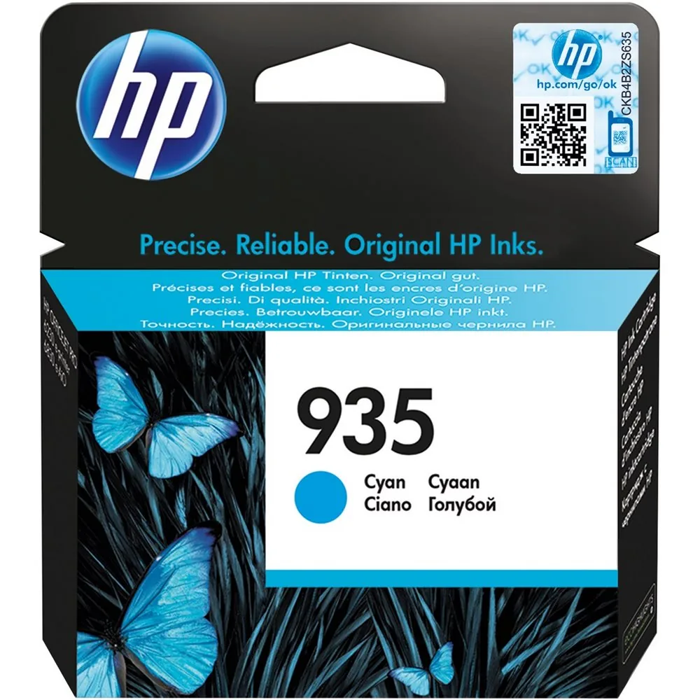 HP originální ink C2P20AE, No.935, cyan, HP Officejet 6812,6815,Officejet Pro 6230,6830,68