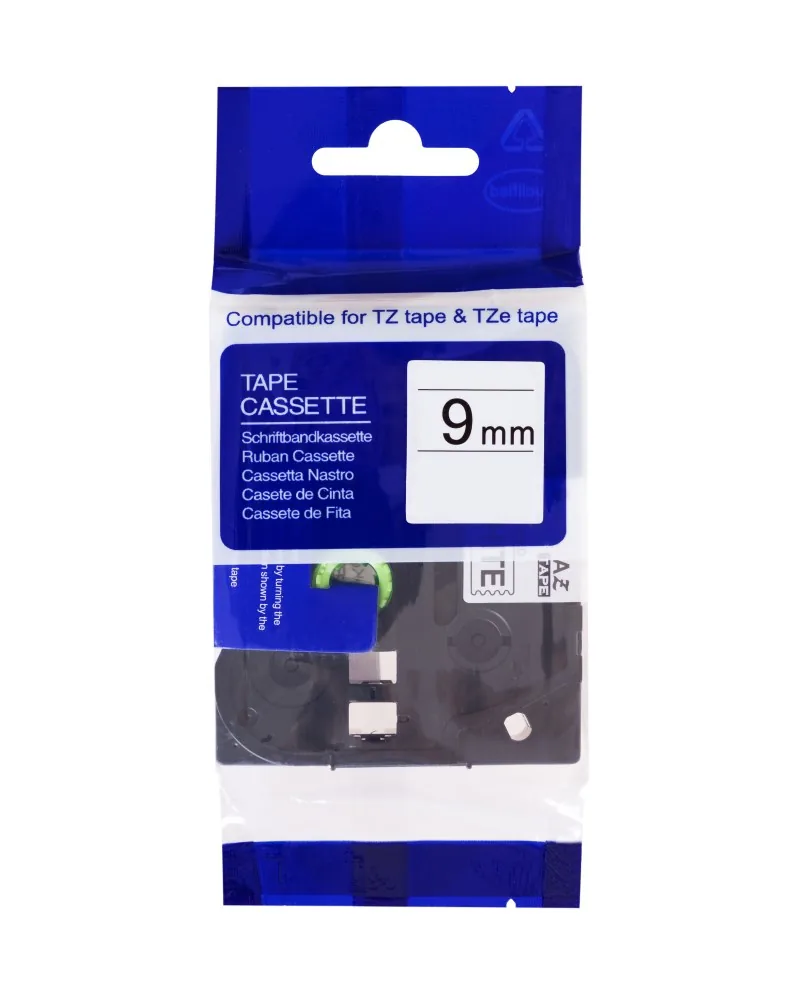 PRINTLINE kompatibilní páska s Brother TZE-621, TZ-621, 9mm, černý tisk žlutý podklad