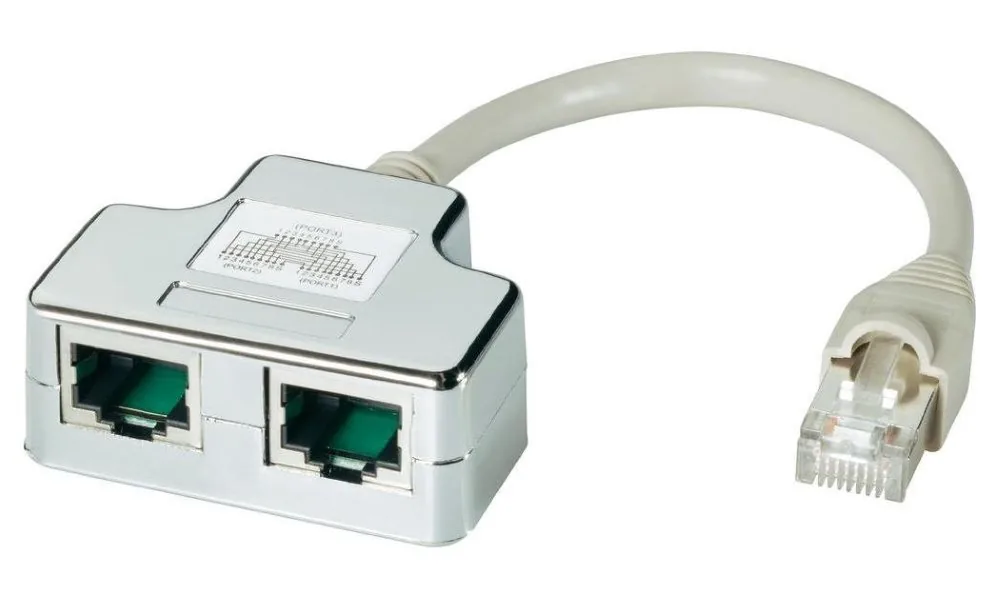 DATACOM "Y" adaptér STP CAT5E PC PC+TEL