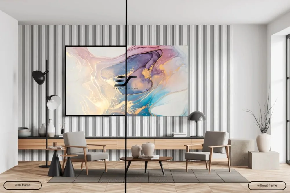 ELITE plátno v pevném rámu 120'' 16:9