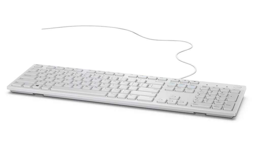Dell KB216 - Klávesnice - USB - QWERTY - US mezinárodní - bílá
