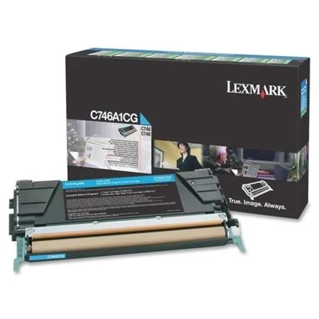 Lexmark - Azurová - originální - kazeta s barvivem LCCP, LRP - pro Lexmark C746dn, C746dtn, C746n, C748de, C748dte, C748e