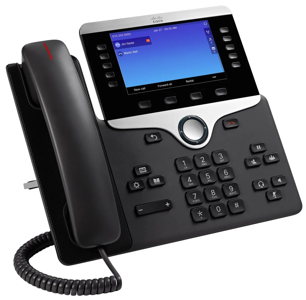 Cisco IP Phone 8841 - Telefon VoIP - SIP, RTCP, RTP, SRTP, SDP - 5 řádků