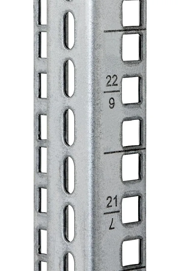 XtendLan Vertikální montážní lišta Telco 42U, pro servery šíře 480mm, stříbrná