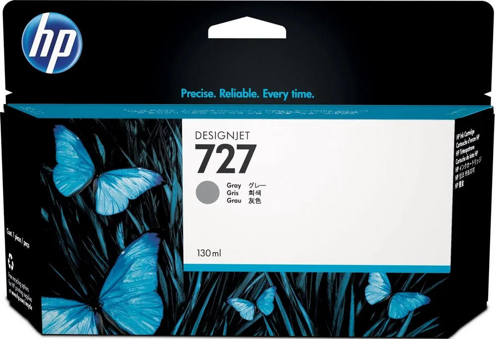 HP 727 - 130 ml - šedá - originální - DesignJet - inkoustová cartridge - pro DesignJet T1500, T1530, T2500, T2530, T920, T930