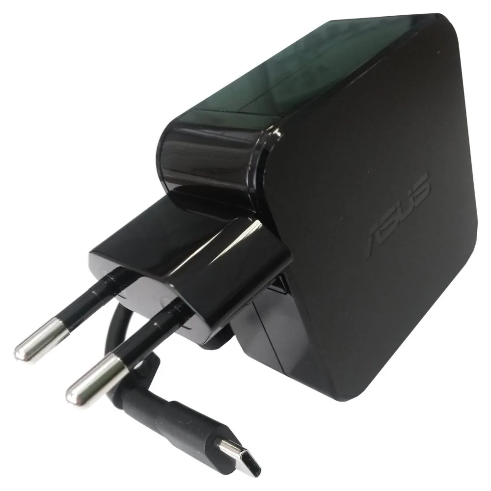 ASUS AC NAPÁJACÍ ADAPTÉR 65W 19V 2pin typ- C , s EU plug, čierny