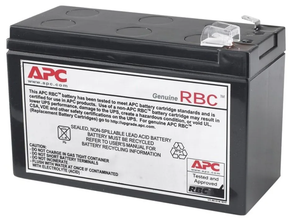 APC Replacement Battery Cartridge #114 - Baterie UPS - 60 VA - 1 x baterie - olovo-kyselina - černá - pro P/N: BE450G, BE450G-CN, BE450G-LM, BN4001, BR500CI-IN, BR500CI-RS, BX500CI