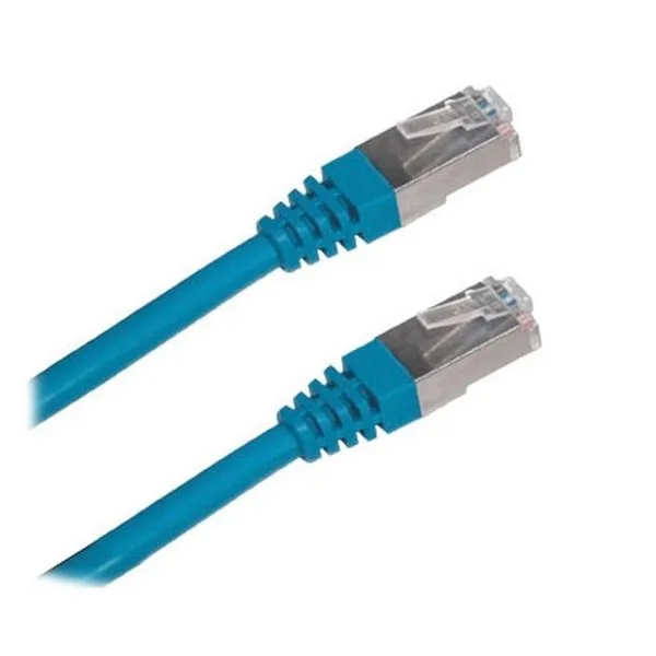 XtendLan patch kabel Cat6A, SFTP, LS0H - 0,3m, modrý (prodej po 10 ks)