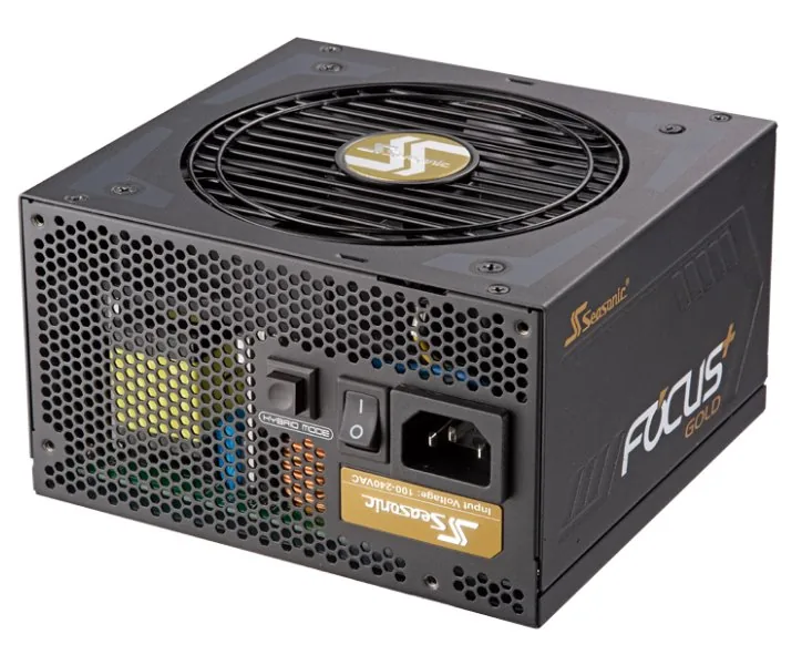OPRAVENÉ - SEASONIC zdroj FOCUS Plus 850W SSR-850FX akt. PFC 120mm modulární 80+ Gold