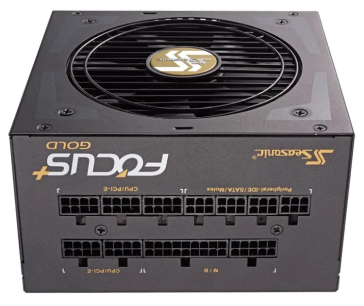 OPRAVENÉ - SEASONIC zdroj FOCUS Plus 850W SSR-850FX akt. PFC 120mm modulární 80+ Gold