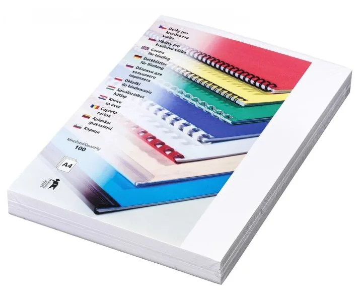 Kartonové desky Delta A4, 230g, bílá