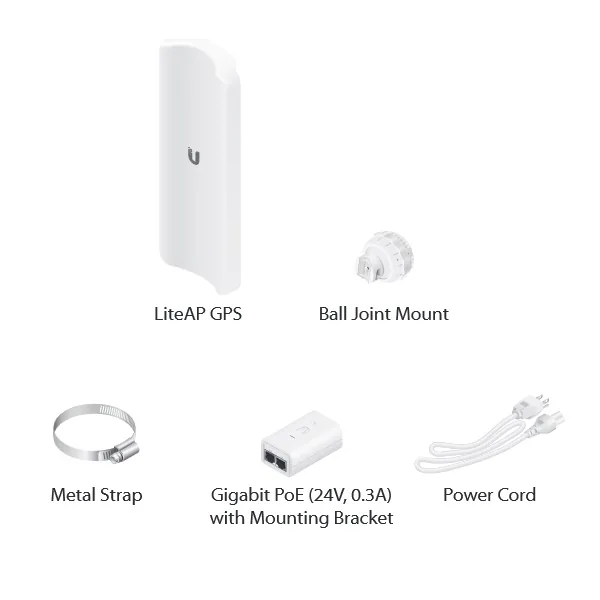 Ubiquiti LiteAP LAP-GPS - Bezdrátový můstek - 1GbE - AirMax ac