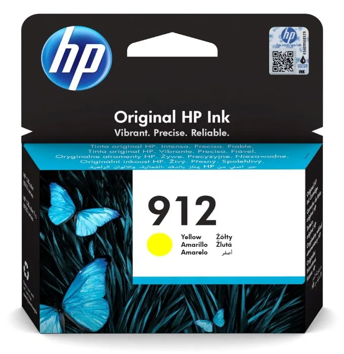 HP originální ink 3YL79AE, HP 912, yellow, 315str., high capacity, HP Officejet 8012, 8013