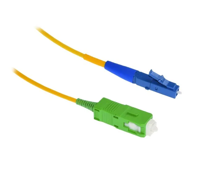 XtendLan simplexní patch kabel SM 9 125, OS2, LC(UPC)-SC(APC), LS0H, 1m