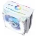 Zalman chladič CPU CNPS10X OPTIMA II 120mm RGB ventilátor heatpipe PWM výška 160mm pro AMD i Intel bílý
