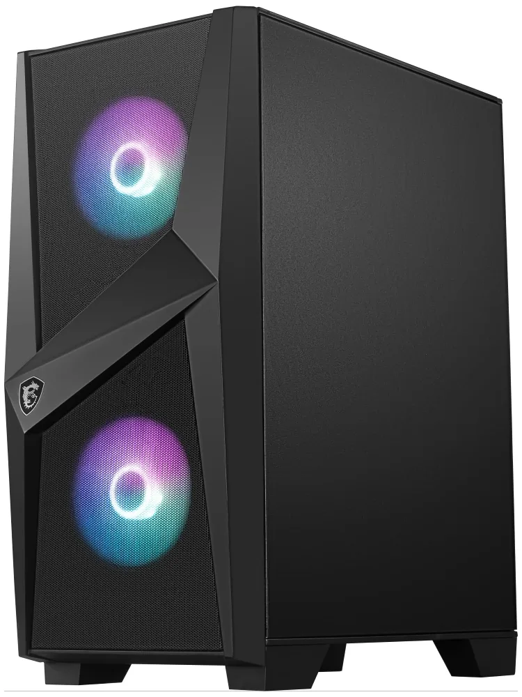 MSI MAG FORGE 100R/Midi Tower/Transpar./Černá