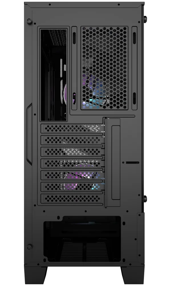 MSI MAG FORGE 100R/Midi Tower/Transpar./Černá