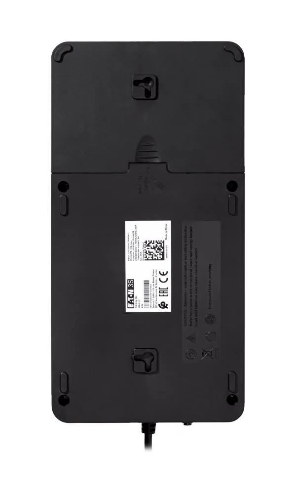 EATON UPS 3S 700 IEC, Off-line, Tower, 700VA 420W, výstup 8x IEC C13, USB, RJ11, 2x USB nabíjení (2A max), bez vent.