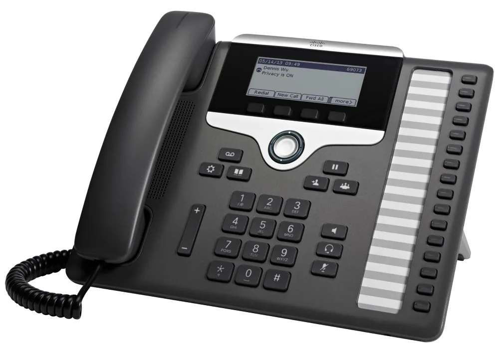 Cisco IP Phone 7861 - Telefon VoIP - SIP, SRTP - 16 řádků