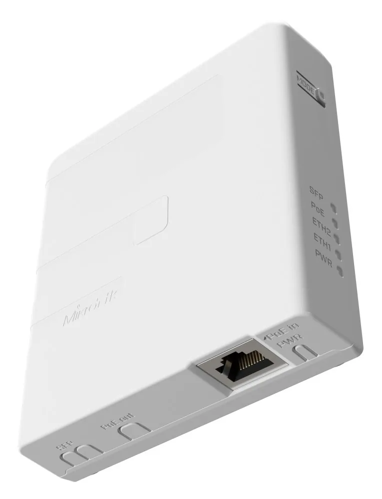 Mikrotik GPEN21 inteligentní,fixní GB PoE injektor