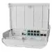 MikroTik CSS610-1Gi-7R-2S+OUT, netPower Lite 7R reverzní PoE switch