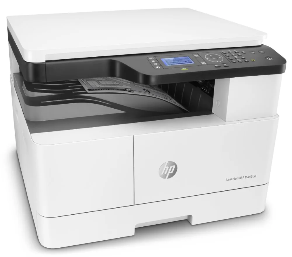HP LaserJet MFP M442dn - Multifunkční tiskárna - Č/B - laser - A3/Ledger (297 x 432 mm) (originální) - A3/Ledger (média) - až 24 stran/min. (kopírování) - až 24 stran/min. (tisk) - 350 listy - USB 2.0, LAN