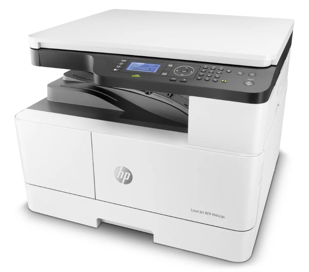 HP LaserJet MFP M442dn - Multifunkční tiskárna - Č/B - laser - A3/Ledger (297 x 432 mm) (originální) - A3/Ledger (média) - až 24 stran/min. (kopírování) - až 24 stran/min. (tisk) - 350 listy - USB 2.0, LAN