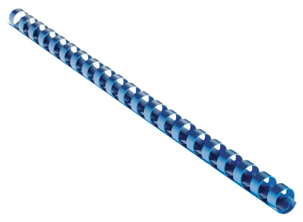 EUROSUPPLIES plastové hřbety formát A4 32mm modré 50 pack