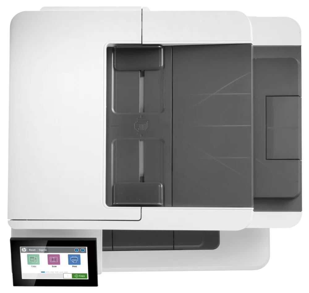 HP LaserJet Enterprise MFP M430f - Multifunkční tiskárna - Č/B - laser - 216 x 297 mm (originální) - A4 (média) - až 38 stran/min. (kopírování) - až 40 stran/min. (tisk) - 350 listy - 33.6 Kbps - USB 2.0, Gigabit LAN, hostitel USB 2.0