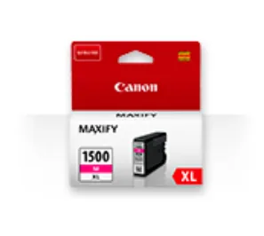 Canon PGI-1500XL M - 12 ml - Vysoká výtěžnost - purpurová - originální - inkoustový zásobník - pro MAXIFY MB2050, MB2150, MB2155, MB2350, MB2750, MB2755