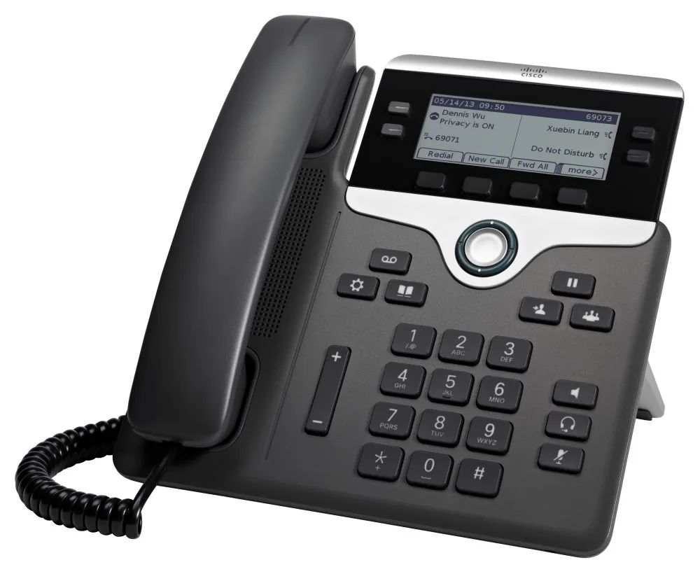 Cisco IP Phone 7841 - Telefon VoIP - SIP, SRTP - 4 linky