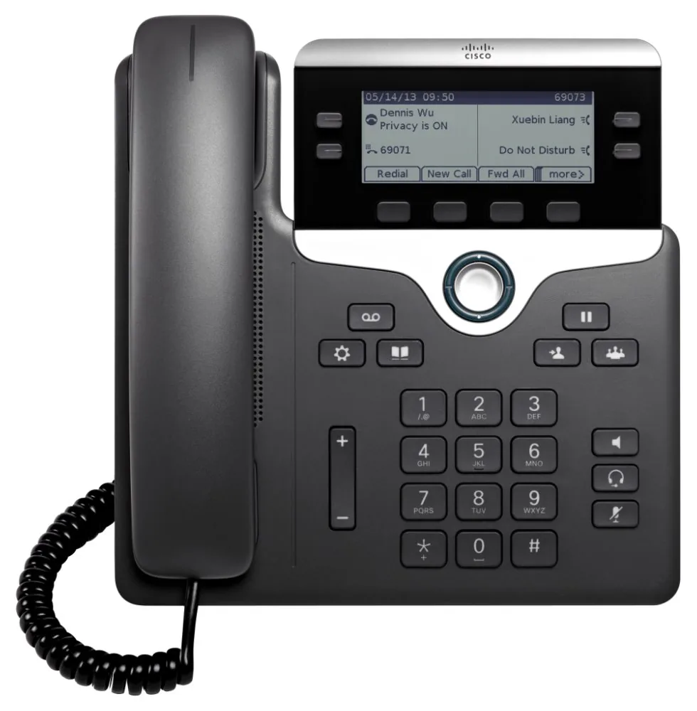 Cisco IP Phone 7841 - Telefon VoIP - SIP, SRTP - 4 linky