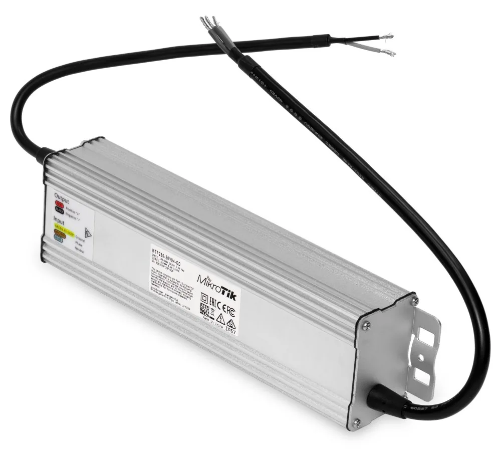 MikroTik 26V 250W venkovní AC/DC napájecí zdroj