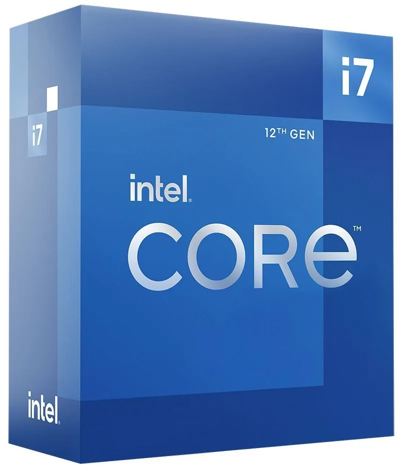 Intel Core i7 12700 - 2.1 GHz - 12-jádrový - 20 vláken - 25 MB vyrovnávací paměť - LGA1700 Socket - Box