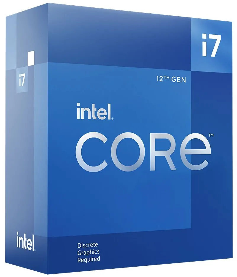 Intel Core i7 12700F - 2.1 GHz - 12-jádrový - 20 vláken - 25 MB vyrovnávací paměť - LGA1700 Socket - Box